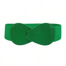 1pc Women's Elastic Waist Belt, Daily Work Dress Decoration, Cardigan Waist Cincher Accessory, Plus Size Summer, School Fall, Autumn, Halloween - A piece of - View 14