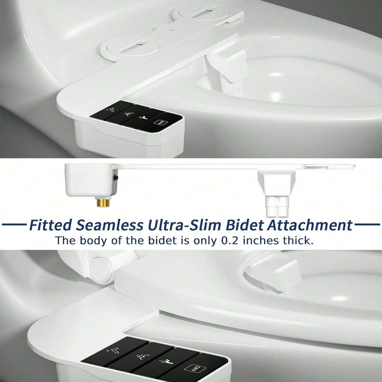 Bidet Attachment For Toilet, Retractable Self Cleaning Cold Water