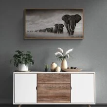 1Pc Unframed Voi Châu Phi Động Vật Hoang Dã Poster, Canvas Chống Thấm Nước Nghệ Thuật Treo Tường, Tác Phẩm Nghệ Thuật Hiện Đại Tranh Treo Tường Làm Quà Tặng, Phòng Khách, Phòng Ngủ, Phòng Ăn, Nhà Bếp, Văn Phòng, Phòng Tắm, Quán Cà Phê, Quầy Bar, Trang Trí Tường Thẩm Mỹ, Trang Trí Nhà Và Ký Túc Xá - Nhiều màu - Xem 11