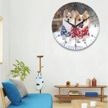 1pc Personalized Wall Colck, Custom Your Photo On Clocks,Gift For Your Family, Friend, Pets,Lovers Gifts Birthday Graduation