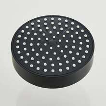 1pc High Pressure Shower Head, Bathroom Powerful Showerhead With Strong Spray, Small Silicone Nozzles, Universal Fit Works With High And Low Water Flow Showers, Bathroom Accessories