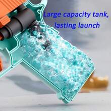 1 pieza Pistola de agua de verano para niños M1911 sin electricidad, pistola de alta presión totalmente automática, juguete de playa para niños y niñas