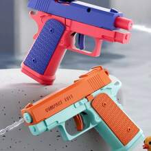 1 pieza Pistola de agua de verano para niños M1911 sin electricidad, pistola de alta presión totalmente automática, juguete de playa para niños y niñas