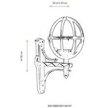 Well Home Outdoor Wall Lamps, Outdoor Garden Lighting For Pathway, Yard, Patio