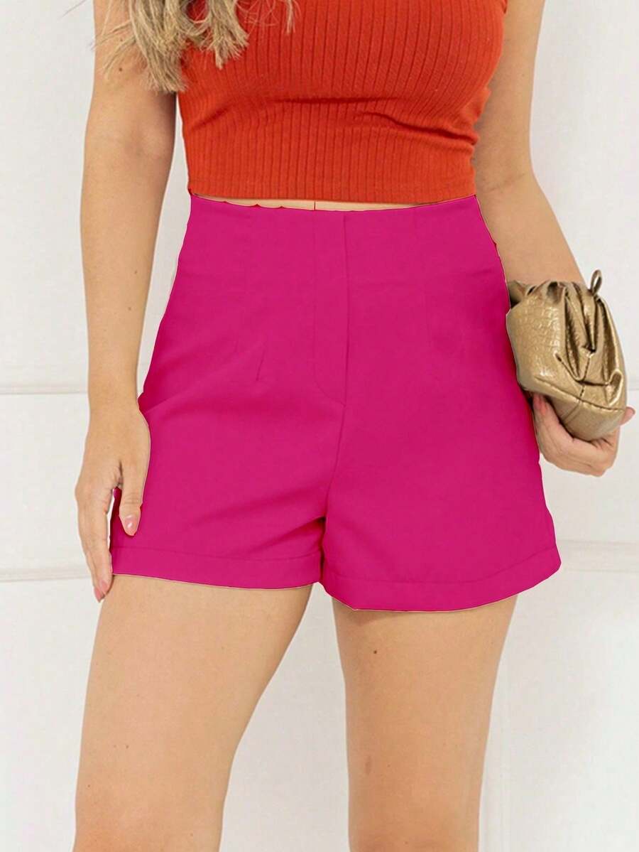 Women Shorts - Màu Hồng Tươi - Xem 1