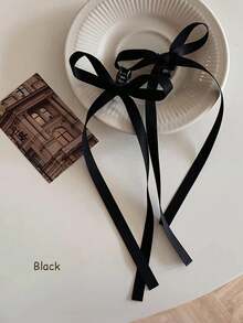 1 pieza Cinta larga de 36 cm de poliéster con lazo, clip de ballet, dulce, lindo, sentido de niña pequeña, pinza para el cabello, tocado, nuevo lazo, banda ondulante, clip de agarre dulce, tocado de coleta de niña, pinza de cabello senior, sentido, accesorios para el cabello femeninos, lazos de colores, pinzas para el cabello femeninas, estilosas - Multicolor - Ver 12