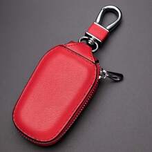 Estuche de protección para llaves multifunción de estilo retro para negocios, estuche para llaves de coche con cremallera, organizador de llaves portátil informal para hombre con soporte de gran capacidad, bolsa para llaves de coche, regalo de Halloween, regalo del día del maestro, regalos para hombres, regalo para mujeres, regalo de San Valentín para hombres, minicartera