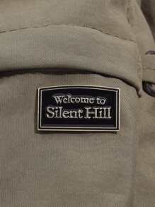 1 Stück kreative "Willkommen in unserem Zuhause" Emaille-Brosche, lustiger Cartoon geometrischer Buchstaben Marken-Pin, Abzeichen Accessoires, Hut Rucksack Dekorationsaccessoires, Freundschaftsschmuck Geschenke, Alltagskleidung Halloween Kleid Accessoires Pin für Kleidung Tasche Charm Schule Büro Accessoires Hemden Jacke Weihnachtskleidung Pin, lustige süße Lehrer Geschenke