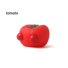 逼真的蔬菜弹出式眼部挤压玩具，创意抗压力柔软缓解挤压眼部堵嘴玩具，按压弹出式眼部小工具，用于释放情绪和缓解压力 - 彩色 - 查看 9