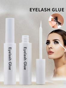 1pc False Eyelash Glue 6ml, Super Strong Hold Strip Eyelash Glue - Long Lasting Quick Drying Non-Irritating Eyelash Extension Glue For Sensitive Eyes - Best Waterproof Sensitive Glue, Latex Free Waterproof Formula - Clear Eyelash Glue For Any Eyelashes