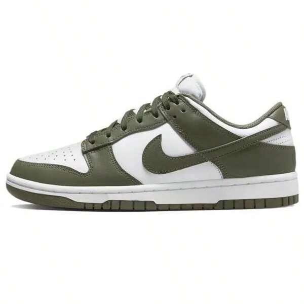 Nike Zapatos de mujer 2024 Nuevas zapatillas Dunk Low resistentes al desgaste, casuales y deportivas, zapatillas de contraste de color para campus y desplazamientos, DD1503-120