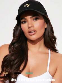 1 Mũ bóng chày thêu NO 79 Unisex, Mũ che nắng ngoài trời nhẹ thoáng khí có vành có thể điều chỉnh, lý tưởng cho du lịch Xuân Thu, Đi bộ đường dài, Đạp xe - nghề thêu - Xem 5