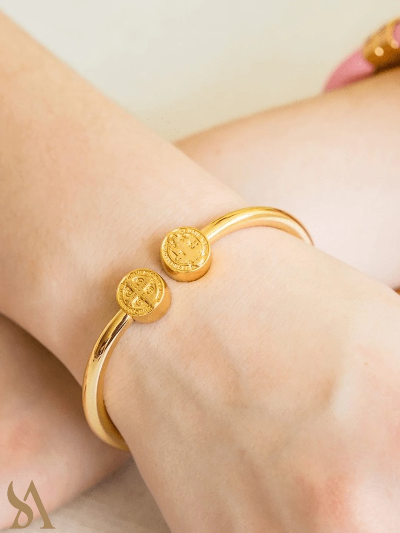 Women Bangles - 金色 - 查看 1