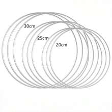 10pcs 12 Inch Metal Floral Hoop Centerpieces For Table, Metal Wreath Ring With 10 PCS Place Card Holders For Wedding Decor Home Decor,