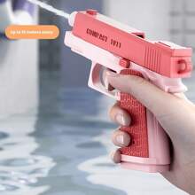 1 pieza Pistola de agua de verano para niños M1911 sin electricidad, pistola de alta presión totalmente automática, juguete de playa para niños y niñas