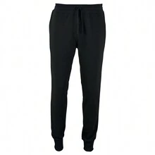 SOLS Mens Jake Slim Fit Jogging Bottoms (N/A) - Black - View 1