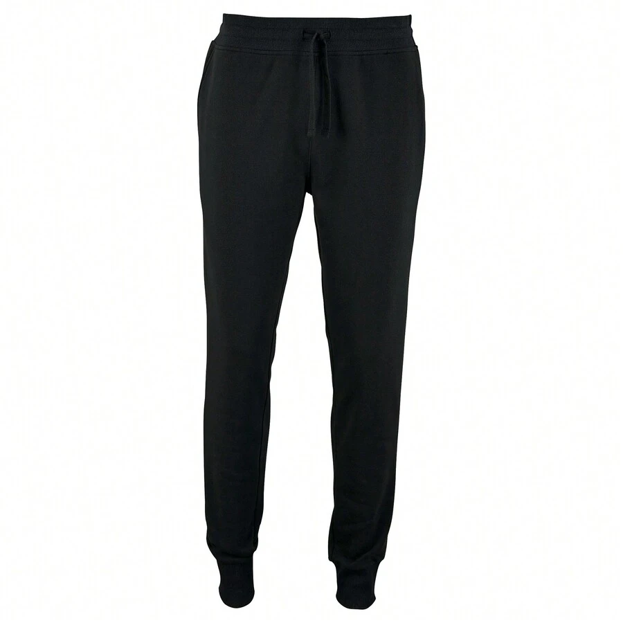 SOLS Mens Jake Slim Fit Jogging Bottoms (N/A) - Black - View 1