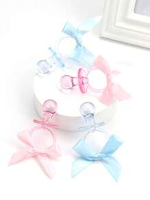 50pcs Mini Acrylic Pacifier Gender Reveal Party Decorations Table Decorations Party Favor Gift Gender Reveal,Christmas - Multicolor - View 4