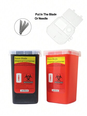 1 pezzo Contenitore per smaltimento del negozio di barbiere, scatola per conservare lame di rifiuto, aghi per tatuaggi e siringhe, raccoglitore di capelli ricci, accessorio per barbiere, essenziale per il ritorno a scuola, vacanze e viaggi, accessori per capelli da donna, spazzola per capelli lisci, accessori per barbiere, asciugacapelli, capelli, barbiere, strumenti per capelli, prodotti per capelli, asciugacapelli, capelli, accessori, prodotti per capelli, strumenti per capelli, roba per capelli, cura dei capelli, spazzola per capelli ricci, barbiere, accessori per barbiere, attrezzature per parrucchieri, essenziali da viaggio, essenziale da viaggio, acconciatura, parrucchiere, capelli, viaggio, prodotti per capelli, strumenti per capelli, roba per capelli