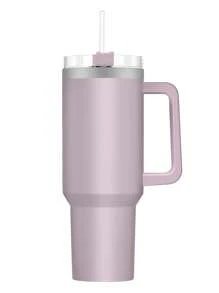 كوب عازل محكم من الفولاذ المقاوم للصدأ سعة 40 أونصة مع غطاء وقش للمشروبات الباردة، للمهتمين بالترطيب ،القهوة، الرياضات الخارجية والسفر للعودة إلى المدرسة - متعدد الألوان - مشاهدة 13