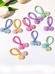 14pcs Colorful Scrunchies For Girls - Multicolor - View 6