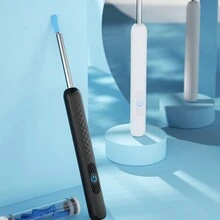 智能可視化耳勺，高清掏耳勺，帶攝像頭發光耳勺工具 - 白色 - 查看 5