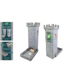 11 In. Castle Keep Dice Tower Tall - 28 Mm - 彩色 - 查看 2