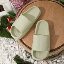 Ladies Summer Thick-Soled Simple Fashion Slippers Eva Antiskid Wear-Resistant Bathroom Sandals