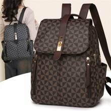 時尚防盜背包錢包，初中大學校園日包女士旅行背包