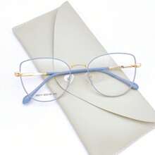 Women Fashion Glasses - 藍色 - 查看 1