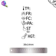 Nursing Stamp, Vital Signs Stamp, Medical Stamp, Health Professional Stamp - 均碼 - 查看 2
