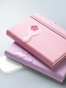 1pc Small Notebook A7 Notepad Portable Pocket Small Notebook Minimalist Candy Colored Notebook Thickening Notebook Memo Diary Planner Taking Notes Agenda Organizer Pocket Notepad Journal For School - Multicolor - View 3