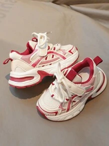 1 Pair Of Fashionable And Casual Baby Sports Shoes, Suitable For Both Boy And Girl To Wear Outdoor Running Shoes, The New Four Season Baby Sneakers, And The 2025 New Comfortable, Breathable, And Non Slip Shoes - Red - View 4