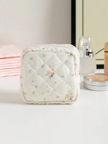 1 件印花花卉迷你包卫生包月经包垫包卫生包卫生巾包餐巾包女孩卫生棉条收纳包女士化妆包零钱包化妆包卫生棉条收纳包内衣卫生棉条月经杯可重复使用防水旅行大学宿舍家居浴室返校用品化妆包学校用品旅行必需品化妆包节日必需品化妆包化妆袋化妆品收纳袋节日冬季化妆品收纳袋化妆品收纳 - 彩色 - 查看 11