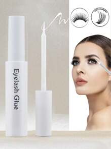 1pc False Eyelash Glue 6ml, Super Strong Hold Strip Eyelash Glue - Long Lasting Quick Drying Non-Irritating Eyelash Extension Glue For Sensitive Eyes - Best Waterproof Sensitive Glue, Latex Free Waterproof Formula - Clear Eyelash Glue For Any Eyelashes