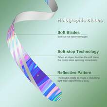 Effective Mosquito Repellent And Fly Repellent Fan With Soft Blades, Ideal For BBQ And Picnic Nights (2 Packs) - Black - View 4