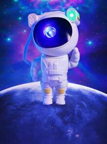 Astronauta Night Light Projetor Luminaria Lâmpada Funcional Galaxias Nebulosa Estrelas