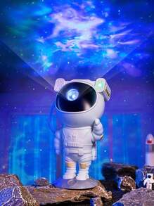 Astronauta Night Light Projetor Luminaria Lâmpada Funcional Galaxias Nebulosa Estrelas