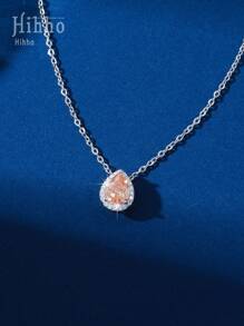 Hihho 1 Vòng Cổ Mặt Dây Chuyền Xương Đòn Đính Đá Cubic Zirconia Nhiều Màu Sắc Galaxy Moon Dành Cho Bé Gái, Với Thiết Kế Hình Giọt Nước 3D Rực Rỡ, Món Quà Trang Sức - Nhiều màu - Xem 18