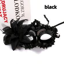 1 mascarilla de princesa para baile de máscaras con diseño de gran lirio, mascarilla sexy para fiesta de disfraces de princesas - Multicolor - Ver 9