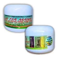 2 Crema Aclarante La Tia Mana Original 40gr Antimanchas Natural Antiacné Hidratante - Blanco - Ver 1