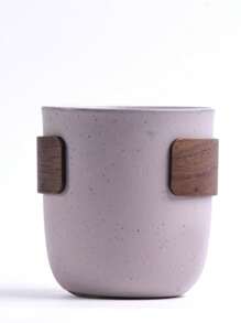 1个200ml白色随机裂纹耐热握把大容量浓缩咖啡、拿铁艺术咖啡杯、下午茶杯、水杯返校 - 白色 - 查看 15