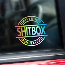 1入組「認證爛斃了」有趣的車輛貼紙，適用於筆記型電腦窗戶、桿裝飾 - 彩色 - 查看 6