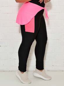 Plus Size Sports Sets - 玫紅色 - 查看 2