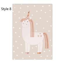 Baby Girl Rainbow Nursery Room Decor Kids Wall Decor | Boho Nursery Wall Art For Girl | Rainbow Decor For Toddler Girls Bedroom (Unframed) Baby Shower Family Decorations Gifts - 20x30cm - View 8