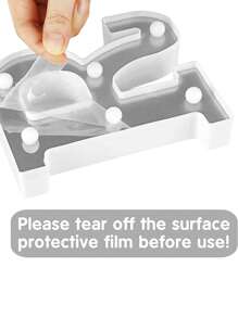 1 pieza 21/16cm Lámpara de letra, lámpara de decoración de escritorio, lámpara de letra de lentejuelas brillantes, regalo sorpresa para amigas, hermanas, novios, padres, niñas, lámpara de decoración de cocina, lámpara de atmósfera de restaurante, lámpara de atmósfera de dormitorio romántico luminoso, luz rosa de color cálido, regalo favorito y popular de luz nocturna, regalo de cumpleaños, lámpara de atmósfera de fiesta, lámpara de decoración de cumpleaños feliz, lámpara de fiesta - amarillo - Ver 10