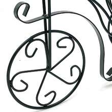 1入組38*21*23cm復古鐵三輪車&物品收納-裝飾工藝籃-主題婚禮和聚會家居裝飾 - 黑色 - 查看 3