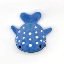 Cute Little Whale Coin Purse Plush Zipper Coin Purse Key Earphone Bag Plush Shark Coin Purse Ideal For Gifts,Whale Tail,Shark Puppet,Shark,Whale Shark,Whale,Red Panda,Shark Plushy,Coin Purse,Plushie Shark,Capybara,Palm Pals