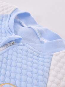 竹纤维加厚儿童分腿睡袋，男女通用婴儿衣服，适合春秋季节保暖