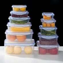 Kotak Makan Siang & Kotak Makan Siang Terisolasi, Toples Makanan Terisolasi - Clear - View 3
